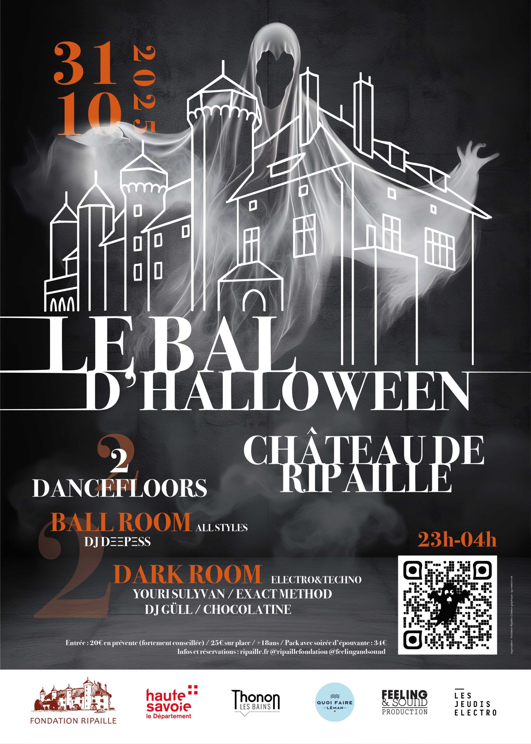 Bal d'Halloween à Ripaille